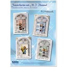 Joy!Crafts / Jeanine´s Art, Hobby Solutions Dies /  Bastelset: Fensterkarten, M.I.Hummel, Engelchen