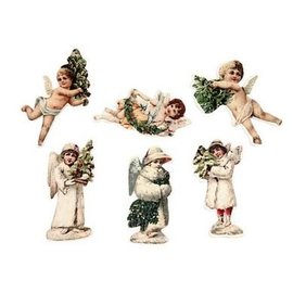 Embellishments / Verzierungen 6 Angel, av tre