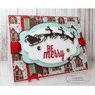 Taylored Expressions Cutting and embossing stencils, sleigh with reindeer 3