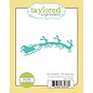 Taylored Expressions Corte y estampado en relieve plantillas, trineo con renos 3