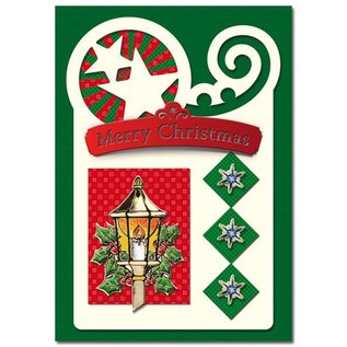 BASTELSETS / CRAFT KITS Bastelset: 4 Christmas Cards