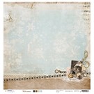 Designer Papier Scrapbooking: 30,5 x 30,5 cm Papier Designer Bow, 30.5 x 30.5cm Winter Memories NR02