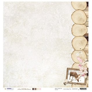 Designer Papier Scrapbooking: 30,5 x 30,5 cm Papier Designerbogen, 30,5 x 30,5cm sweet Winter Season Nr02