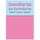 KARTEN und Zubehör / Cards 5 Doppelkarten A6, zyklam, 250 g / qm