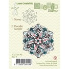 Leane Creatief - Lea'bilities und By Lene Gennemsigtige frimærker, Doodle stjerne