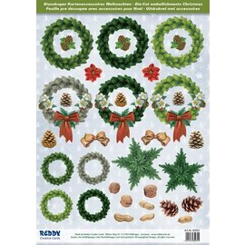 Embellishments / Verzierungen Tolle Idee! Stanzbogen mit Accessoires aus 250g Kartenkarton, Format A4