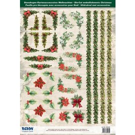 Embellishments / Verzierungen Die fogli singoli con angoli e bordi di carta 250g magazzino, A4