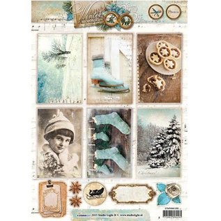 Bilder, 3D Bilder und ausgestanzte Teile usw... Die cut sheets, Winter Memories