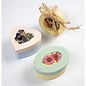 Objekten zum Dekorieren / objects for decorating Passepartout-boxes, D: 7,5 cm, 4 different