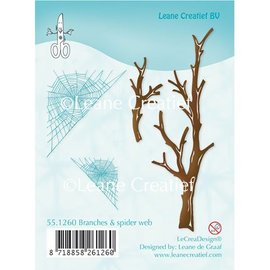 Leane Creatief - Lea'bilities und By Lene Gennemsigtige frimærker, grene og Spinnewebe
