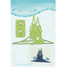 Leane Creatief - Lea'bilities und By Lene Cutting and embossing stencils Lea'bilitie, landscape with Burgt