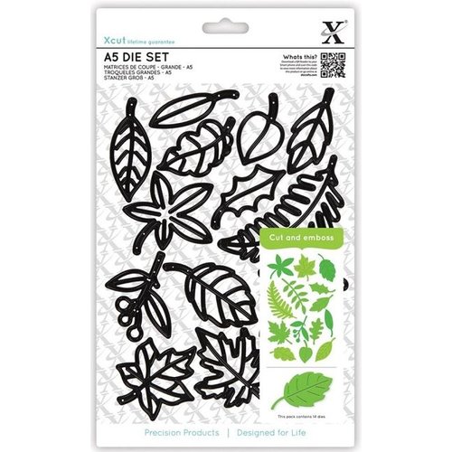 Docrafts / X-Cut Coupe et de gaufrage pochoirs XCUT Grand: Feuilles Docrafts / X-Cut Coupe et de gaufrage pochoirs XCUT Grand: Feuilles