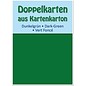 KARTEN und Zubehör / Cards 10 dubbele kaarten A6, donkergroen, 250 g / m²