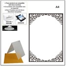 DARICE A4 embossing mappen: ovaal frame