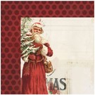 Designer Papier Scrapbooking: 30,5 x 30,5 cm Papier 1 Designer Bogen, Vintage Christmas, 30,5 x 30,5 cm