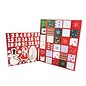 Komplett Sets / Kits Bastelset zur Gestaltung einen Adventskalender mit 24 Türchen