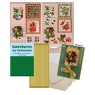 BASTELSETS / CRAFT KITS Complete Kits, for 4 Christmas Cards
