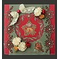 Joy!Crafts / Jeanine´s Art, Hobby Solutions Dies /  Stampaggio e goffratura stampino: poinsettia ghirlanda