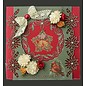 Joy!Crafts / Jeanine´s Art, Hobby Solutions Dies /  Stamping and Embossing stencil: poinsettia garland