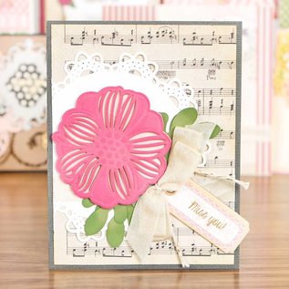 Spellbinders und Rayher Punzonatura e goffratura modelli Shapeabilities, fiori romantici