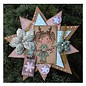 CREATIVE EXPRESSIONS und COUTURE CREATIONS Rubber stamps, flowers Weihnachtsstern-
