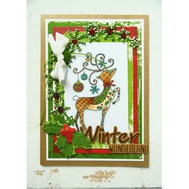 Stempel / Stamp: Transparent Stamp, transparent, reindeer