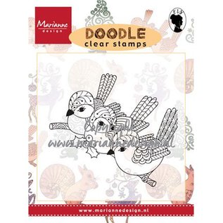 Stempel / Stamp: Transparent Stamp, Transparent, 3 birds