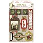 BO BUNNY Bo Bunny, Christmas Collection, 3D adesivi truciolare