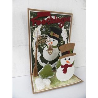 Marianne Design Cutting and embossing stencils snowman