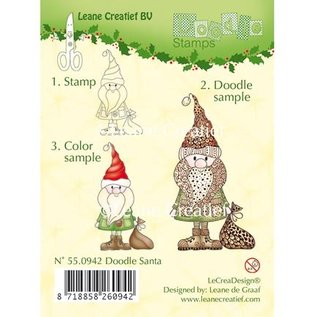 Leane Creatief - Lea'bilities und By Lene Doodle Stempel, Weihnachtsmann