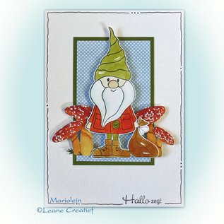 Leane Creatief - Lea'bilities und By Lene Doodle stamp, Santa Claus