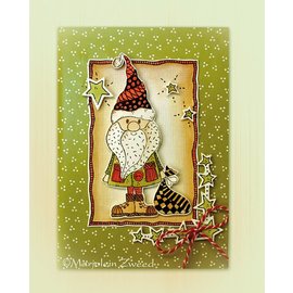 Leane Creatief - Lea'bilities und By Lene Doodle stamp, Santa Claus