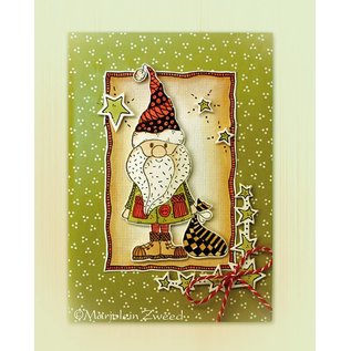 Leane Creatief - Lea'bilities und By Lene Doodle stamp, Santa Claus