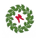 Spellbinders und Rayher Punzonatura e goffratura stencil Il D-Lites, Corona di Natale