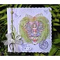 CREATIVE EXPRESSIONS und COUTURE CREATIONS Stamping and Embossing stencil, metal stencil 3 Ferns