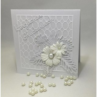 CREATIVE EXPRESSIONS und COUTURE CREATIONS Stamping and Embossing stencil, metal stencil 3 Ferns