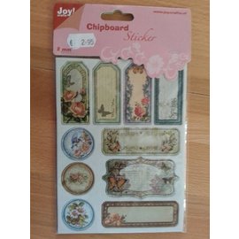 Joy!Crafts / Jeanine´s Art, Hobby Solutions Dies /  10 aggloméré autocollants, 2mm d'épaisseur