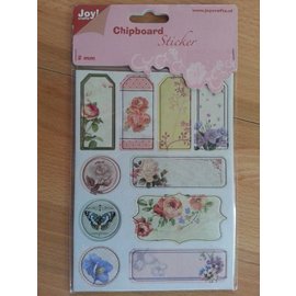 Joy!Crafts / Jeanine´s Art, Hobby Solutions Dies /  10 adesivi truciolare, 2mm di spessore