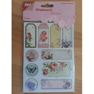 Joy!Crafts / Jeanine´s Art, Hobby Solutions Dies /  10 adesivi truciolare, 2mm di spessore