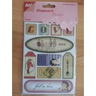 Joy!Crafts / Jeanine´s Art, Hobby Solutions Dies /  10 chipboard stickers, 2mm thick