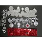 Die-namics Stamping and embossing stencil, The-namites, Christmas ball garland