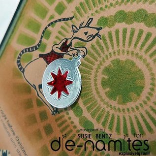Die-namics Stempling og prægning stencil, The-namites, jul bold krans