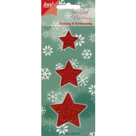 Joy!Crafts / Jeanine´s Art, Hobby Solutions Dies /  Stamping and Embossing stencil, 3 stars