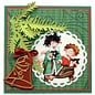 Marianne Design Stamping and embossing stencil, 2 Christmas balls