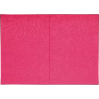 KARTEN und Zubehör / Cards Briefkarten, Größe 10,5x15 cm,pink/rosa, 10 Stück