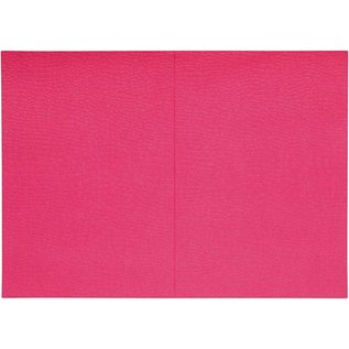 KARTEN und Zubehör / Cards Notatkort, størrelse 10,5x15 cm, pink / pink, 10 stk