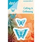 Joy!Crafts / Jeanine´s Art, Hobby Solutions Dies /  Stansing og preging sjablong, Joy Crafts, Butterflies