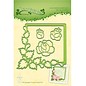 Leane Creatief - Lea'bilities und By Lene Stamping and Embossing stencil, frame with roses