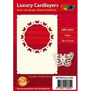 KARTEN und Zubehör / Cards Luxe kaart lay-outs, 3 stuks