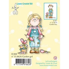 Leane Creatief - Lea'bilities und By Lene Transparent stamp, Garden girl